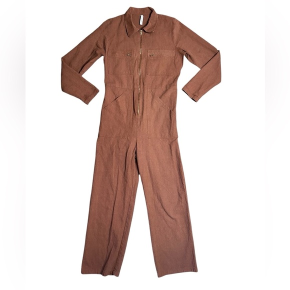 RACHEL PALLY Linen Canvas Shelby Jumpsuit in Masala
Medium - Picture 3 of 8